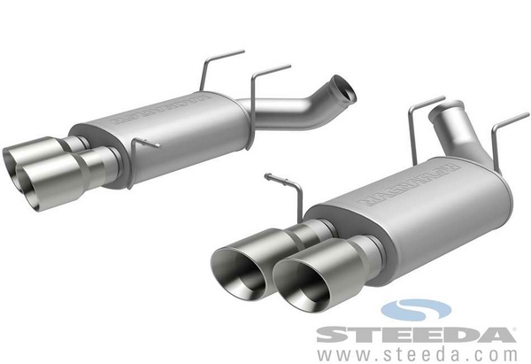 Axle-back Exhaust w/ Quad Tips (13-14 GT500)